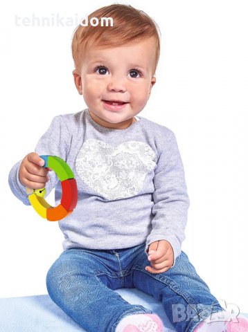 Бебешка играчка кръг Eichhorn 100017039 внос от Германия, снимка 4 - Дрънкалки и чесалки - 32936891