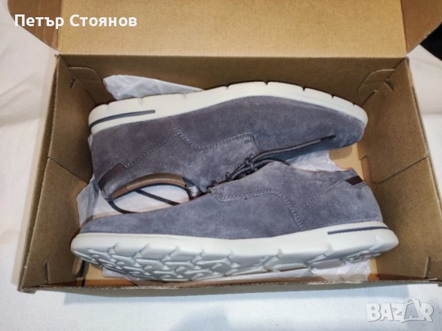 Удобни мъжки спортно-елегантни обувки Clarks 41 1/2, снимка 11 - Спортно елегантни обувки - 37687507