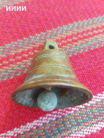 Бронзова камбанка звънец 2, снимка 2 - Антикварни и старинни предмети - 53255235