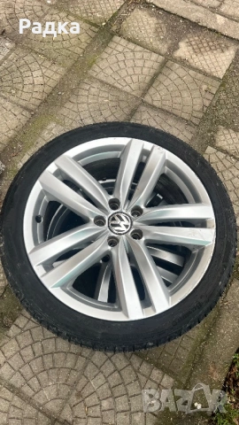 Джанти с гуми 18цола за vw, снимка 2 - Гуми и джанти - 53219941