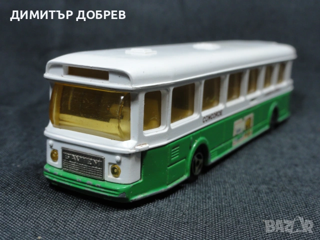 СТАРА РЕТРО МЕТАЛНА КОЛИЧКА АВТОБУС SAVIEM MAJORETTE FRANCE