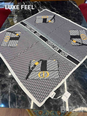 Дамски Шалове - Коприна ⚜️ Dior , снимка 5 - Шалове - 53021373