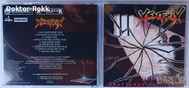 Xentrix - неофициални дискове - британски траш, снимка 3 - CD дискове - 52154962