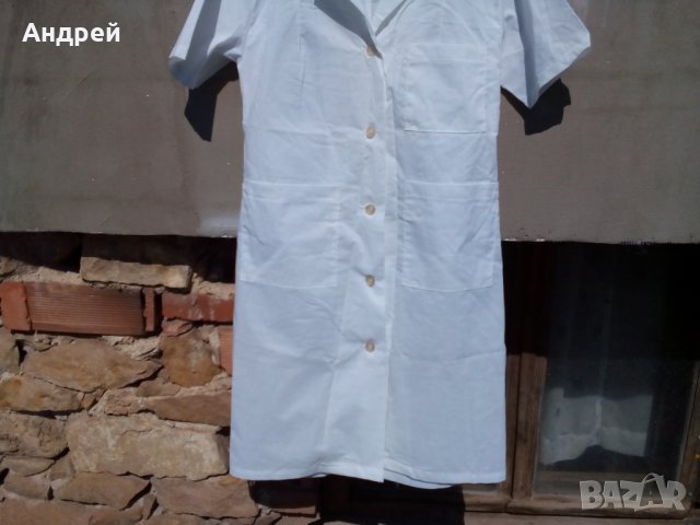Стара Бяла работна престилка #2, снимка 3 - Други ценни предмети - 28354949