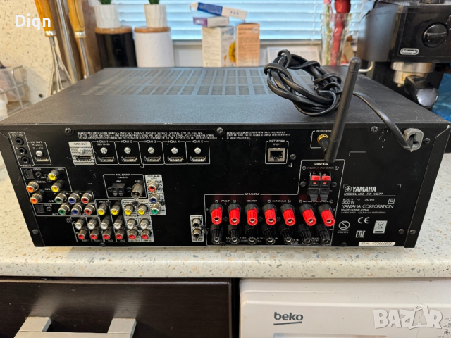 Yamaha RX-V677 wi fi , снимка 12 - Ресийвъри, усилватели, смесителни пултове - 44846622