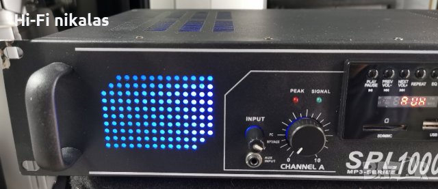 компактно стъпало усилвател с USB Skytec SPL 1000 , снимка 3 - Ресийвъри, усилватели, смесителни пултове - 43267234