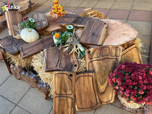 Дъски за мезета и маси от масив