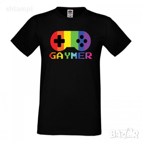  Мъжка тениска Gaymer 1 multicolor Прайд Празник.Повод,Изненада, снимка 2 - Тениски - 37102432