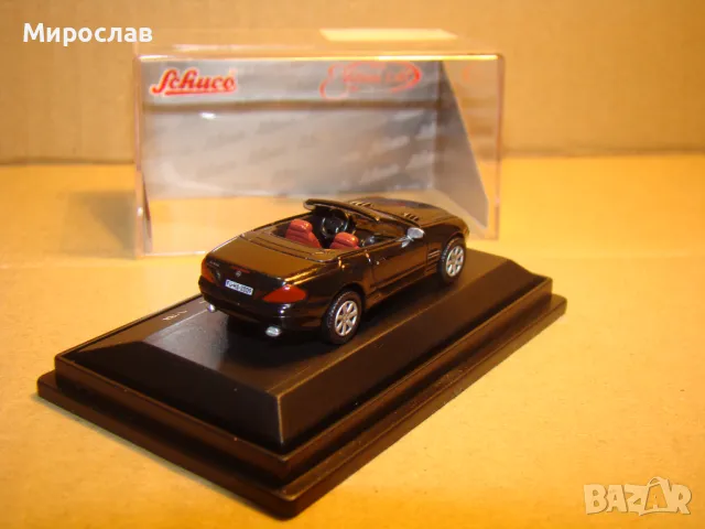 SCHUCO H0 1/87 МERCRDEC BENZ 500 SL МОДЕЛ КОЛИЧКА, снимка 5 - Колекции - 48556922