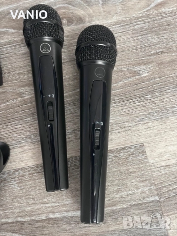 Akg Mini Wms40 Dual Mini Vocal Безжичен Микрофон Двойка Акг Отлично Състояние , снимка 1