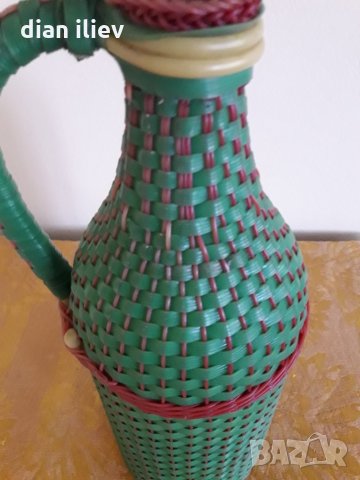 Стара плетена дамаджана, снимка 9 - Колекции - 27448035
