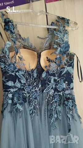 Официална бална рокля "три нюанса синьо", снимка 4 - Рокли - 50606614