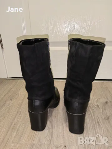 Черни боти 38 номер, снимка 2 - Части - 49035753