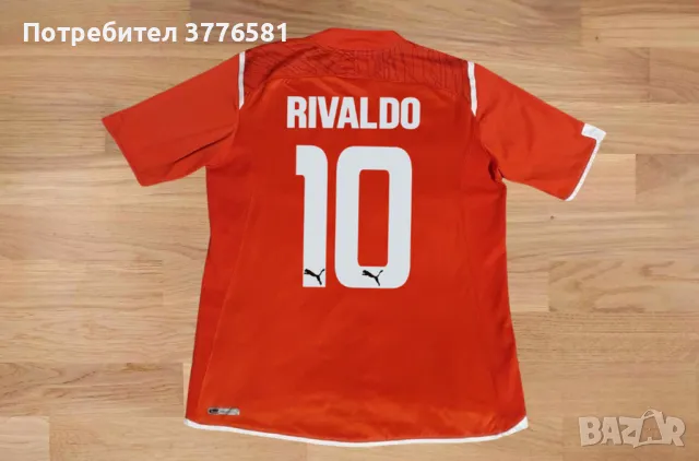 Футболна тениска puma Olympiacos Piraeus Rivaldo , снимка 2 - Футбол - 49733924
