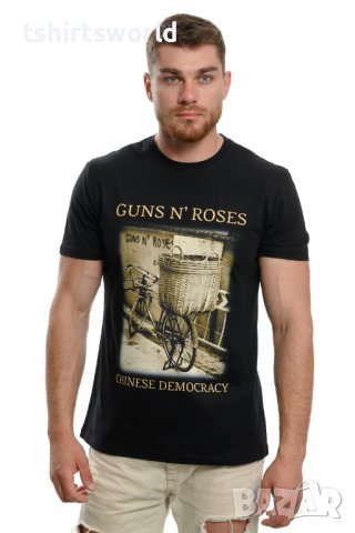 Нова мъжка тениска с дигитален печат на музикалната група GUNS'N ROSES - Chinese Democracy, снимка 8 - Тениски - 37699614