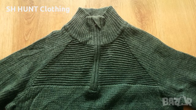 NEO MON DO NAVIK Unisex Wool Sweater 100% WOOL за лов риболов размер L блуза 100% Вълана - 162, снимка 4 - Блузи - 38581424