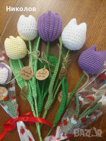 8-ми Март, Св. Валентин - подаръчета и цветя, снимка 4 - Изкуствени цветя - 53227965