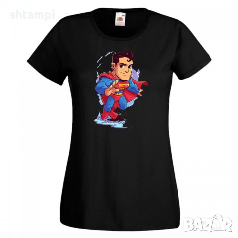 Дамска тениска DC Superman Star Wars Игра,Изненада,Подарък,Геймър,, снимка 2 - Тениски - 36788599