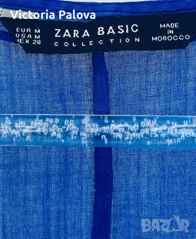 Блуза/риза от рами ( 56%) ZARA COLLECTION , снимка 3 - Ризи - 51045891