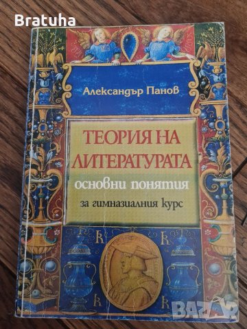 Книга Теория на литературата основни понятия Александър Панов, снимка 1