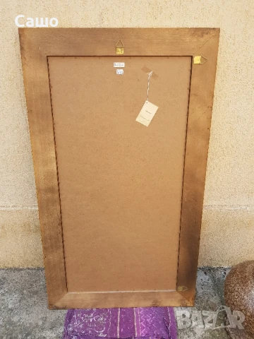 Огледало кристално позлатена рамка, снимка 7 - Антикварни и старинни предмети - 50668203