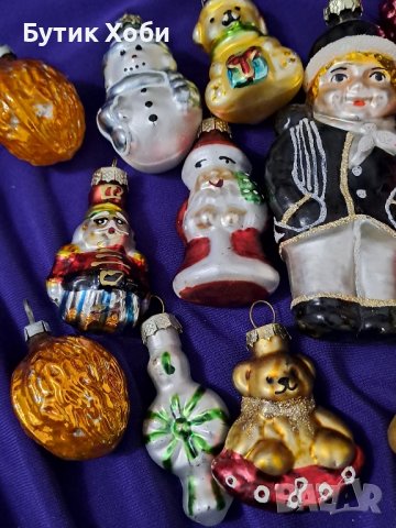 Лот старинни немски играчки за елха, снимка 15 - Антикварни и старинни предмети - 43275159
