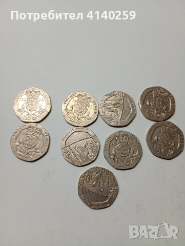 ВЕЛИКОБРИТАНИЯ МОНЕТИ ЛОТ 2 ПАУНДА 2006-2008 Г , снимка 3 - Нумизматика и бонистика - 53229343