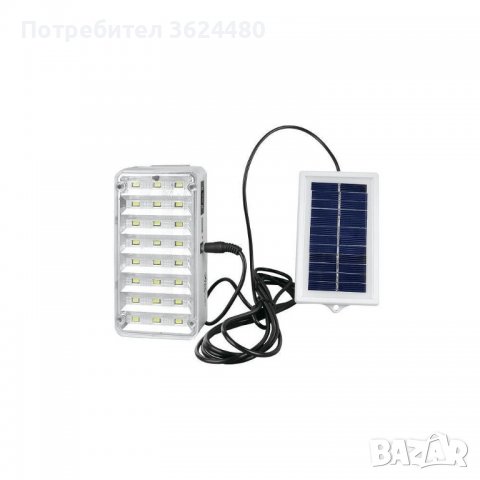 LED лампа с дистанционно управление и изнесен соларен панел модел 9817, снимка 2 - Други - 39932783