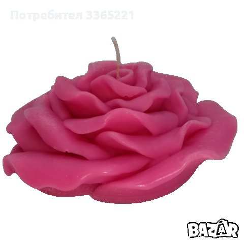 Голяма Роза свещ, снимка 2 - Други - 37939750