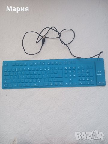 Сгъваема силиконова клавиатурата , снимка 1 - Клавиатури и мишки - 43316812