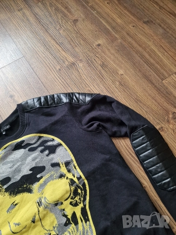 Страхотна мъжка блуза суитчър PHILIP PLEIN размер L / XL, снимка 4 - Суичъри - 52752053