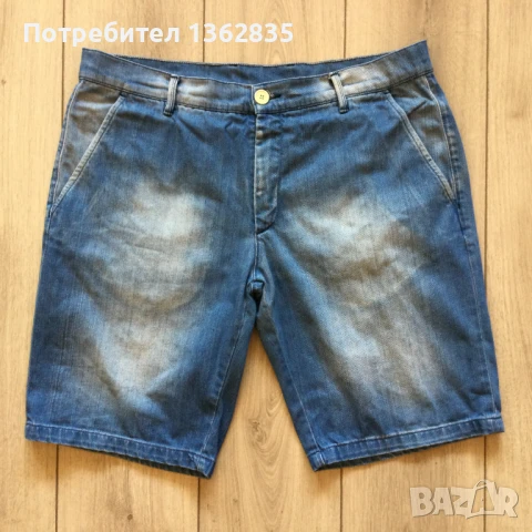 НОВИ оригинални сини дънкови къси гащета бермуди HERRLICHER размер 38