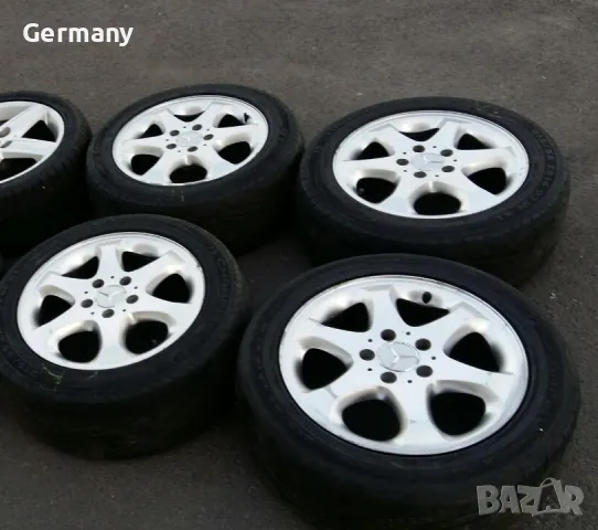 джанти за мерцедес  5x112 16 цола  mercedes w210, снимка 3 - Гуми и джанти - 48654132