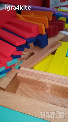 Креативен строител 100 бр. с дървени пластини от масивно дърво City Blocks, снимка 11 - Образователни игри - 36816217