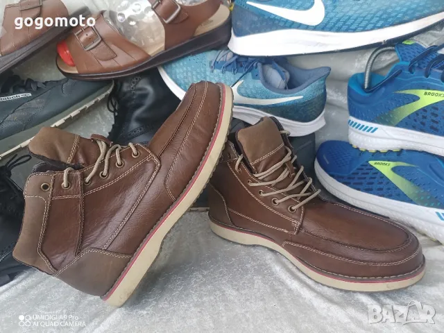 боти МЪЖКИ зимни, КАТО НОВИ боти SANOMA, N- 44 - 45, снимка 3 - Мъжки боти - 47500266