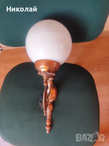 Продавам бронзов стенен аплик красота и изящество , снимка 12 - Лампи за стена - 50179388