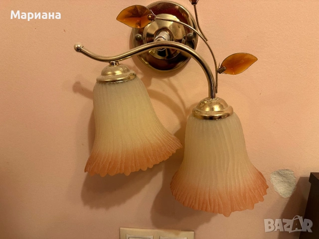 Продавам полилей и нощни лампи, снимка 4 - Полилеи - 53156727