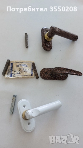 Дръжка с шилд за брава за прозорци, снимка 1