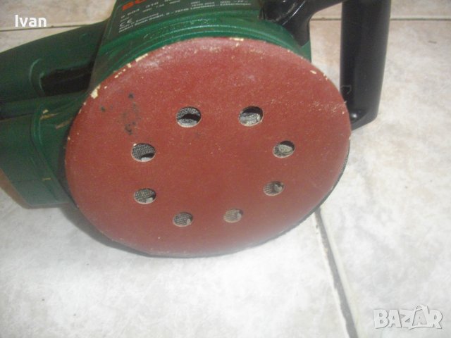 Made in Switzerland-BOSCH PEX400-Швейцарски Кръгъл Ексцентър Виброшлайф-Почти Нов-400 Вата/ф125мм, снимка 13 - Други инструменти - 43526244