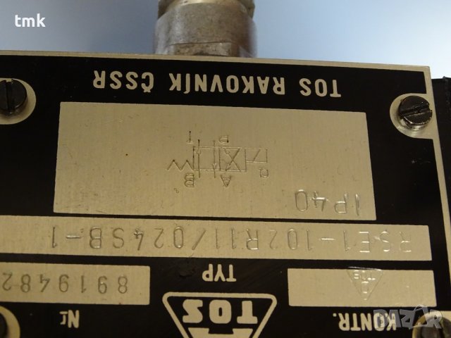 Хидравличен разпределител TOS RSE1-102R11/024SB-1 solenoid valve, снимка 4 - Резервни части за машини - 38732093