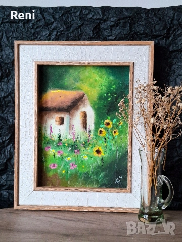 Горски сън, пастелна картина, оригинал, снимка 2 - Картини - 53494645