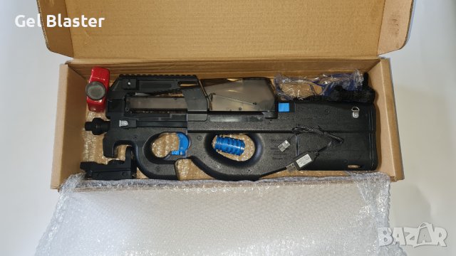 P90 Gel Blaster (гел бластер) -детска пушка с меки гел топчета(Orbeez), снимка 2 - Електрически играчки - 42992632