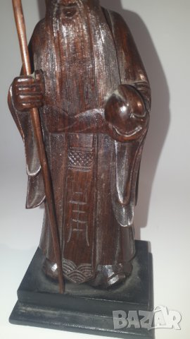 Дървена китайска статуя, снимка 3 - Декорация за дома - 43300204
