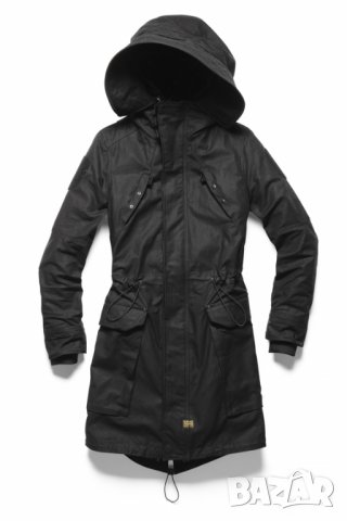 G-Star Raw Polar Duty Hooded Black Parka Дамска Парка Яке от Две Части - Size S, снимка 1 - Якета - 28167732