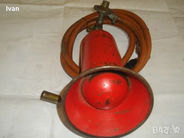 30см НЕМСКА ГАЗОВА ГОРЕЛКА С БУТИЛКА МАРКУЧ РЕДУЦИР ВЕНТИЛ ЗА ГАЗ ПРОПАН-БУТАН ПОЧТИ НОВА, снимка 12 - Други инструменти - 48112073