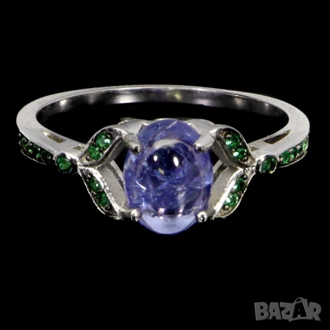 925 сребърени пръстени с Topaz, гранат, аквамарин, танзанит, , снимка 10 - Пръстени - 51769286