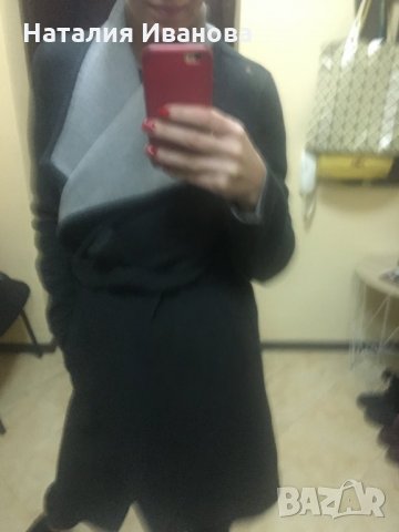 Палто от вълна - тип Прегърни ме, снимка 5 - Палта, манта - 28147592