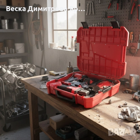 Комплект 2 в 1 KraftRoyal Red Mx Fuel 36V – ъглошлайф + гайковерт, 2x 8Ah батерии, снимка 8 - Други инструменти - 52749832