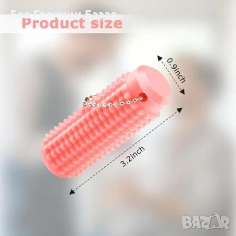 Нови 4 броя Антистрес фиджет ключодържател за стрес, тревожност и фокус, снимка 4 - Други - 50467712