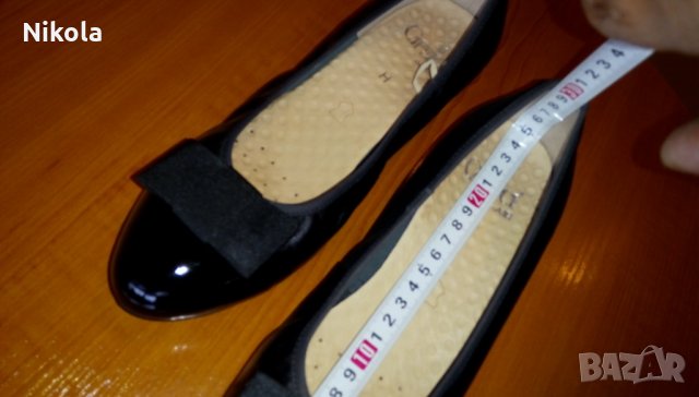 Caprice Нови дамски кожени обувки черни №38,5 H и стелка 25см, снимка 5 - Дамски елегантни обувки - 29050105